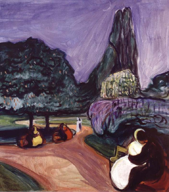 Edvard Munch Summer Night Norge oil painting art